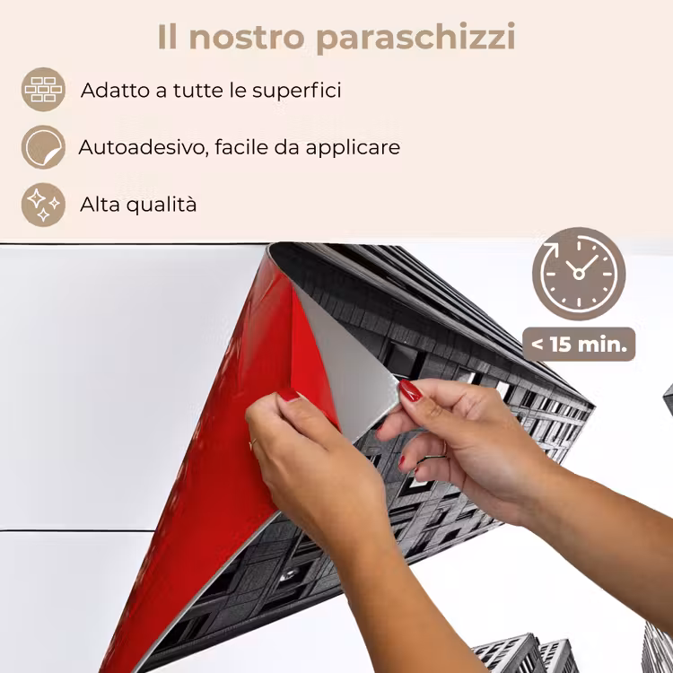Paraschizzi cucina - Edifici - Cielo - Nero — 4