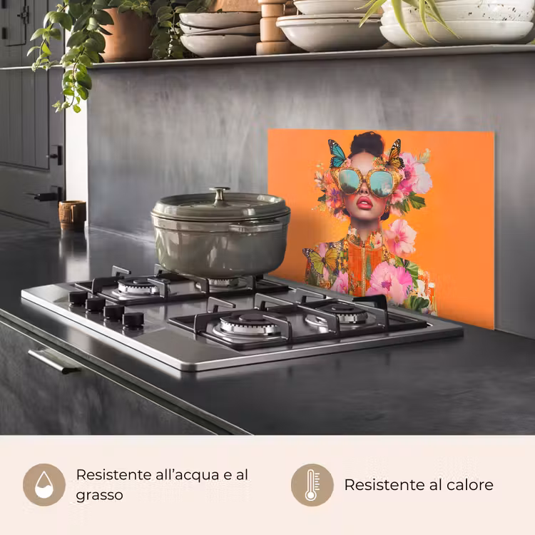 Paraschizzi cucina - Farfalle - Donna - Occhiali da sole - Colorati — 2