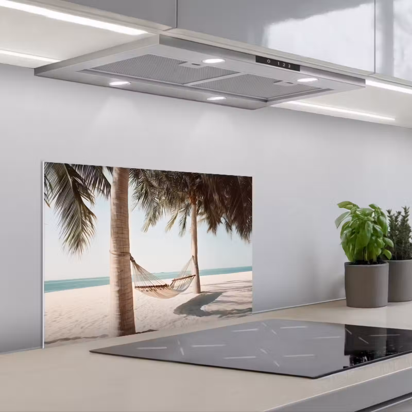 Paraschizzi cucina - Amaca - Palme - Spiaggia - Mare — 1