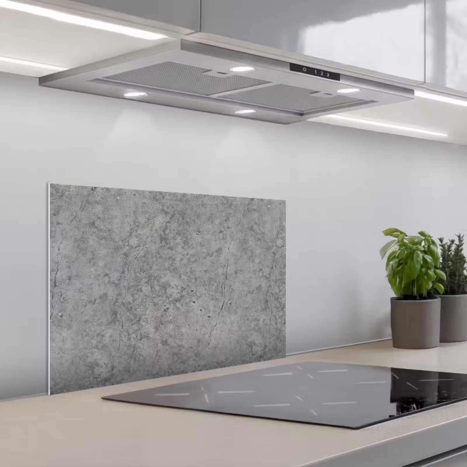 Paraschizzi cucina - Calcestruzzo - Antico - Modelli — 1