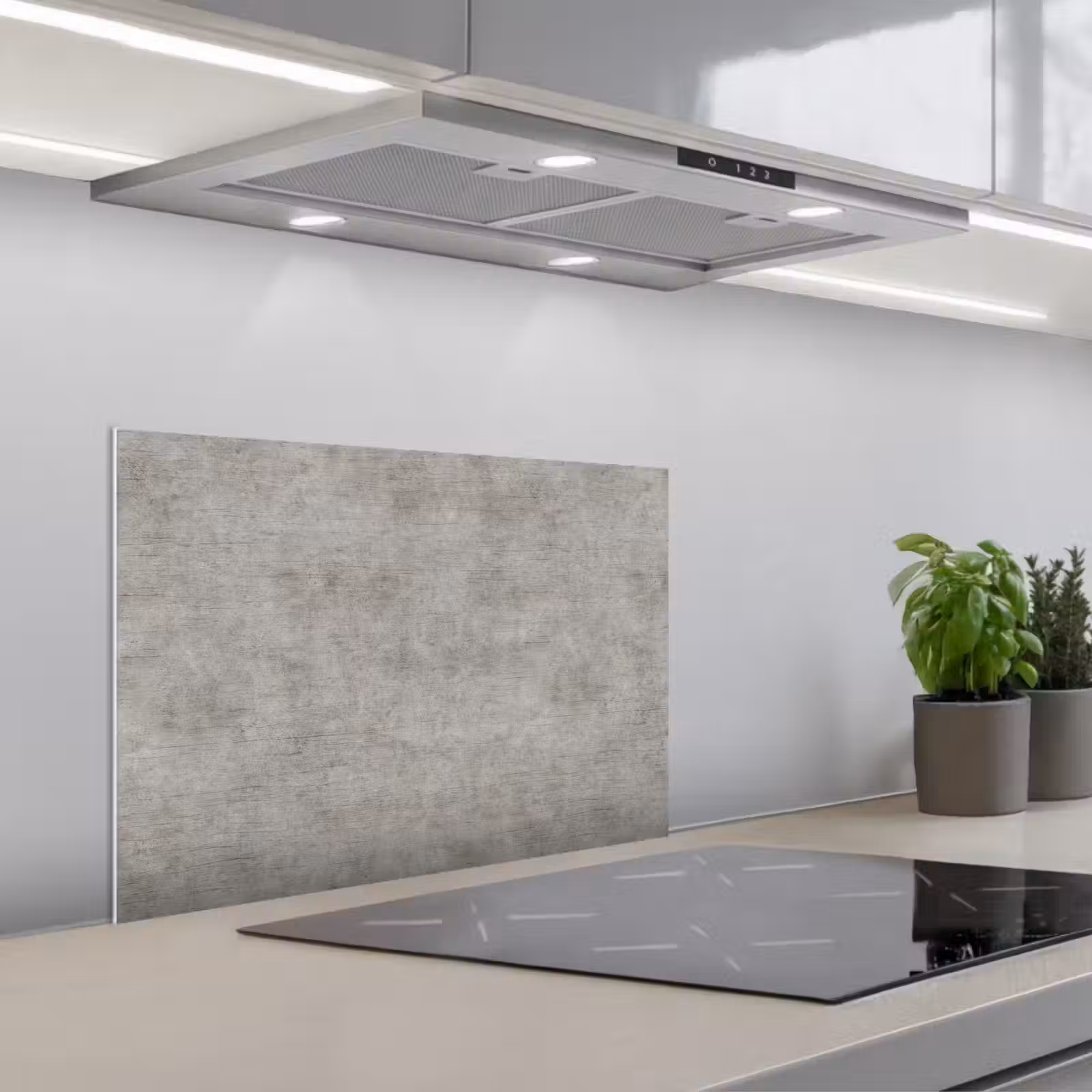 Paraschizzi cucina - Cemento - Vecchio - Grigio - Modelli — 1