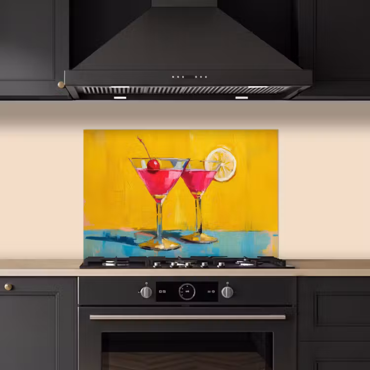 Paraschizzi cucina - Bicchieri - Cocktail - Limone - Ciliegia — 5