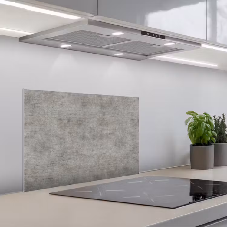 Paraschizzi cucina - Calcestruzzo - Parete - Modelli — 1