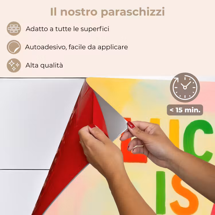 Paraschizzi cucina - Citazione - Fortuna - Colori dell'arcobaleno — 4