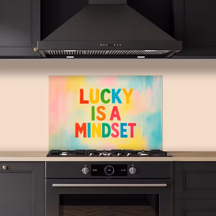 Paraschizzi cucina - Citazione - Fortuna - Colori dell'arcobaleno — 5