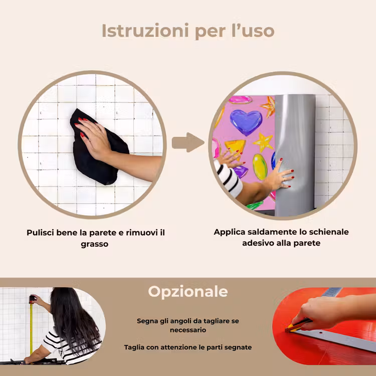 Paraschizzi cucina - Gemme - Forme - Cuore - Colorato — 6