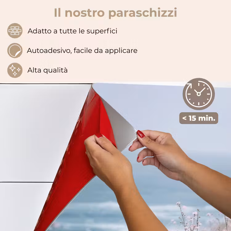 Paraschizzi cucina - Faro - Scogliera - Mare - Fiori — 4