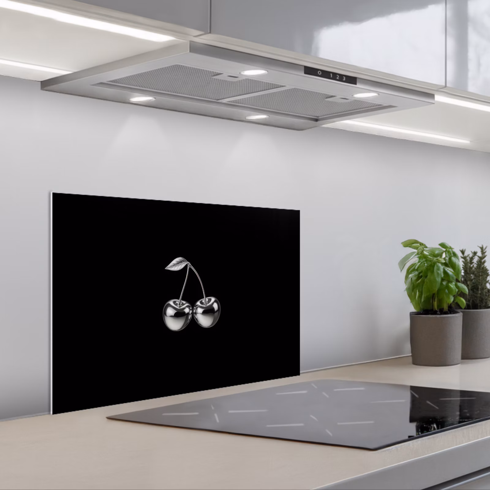 Paraschizzi cucina - Ciliegia - Lussuoso - Metallizzato — 1