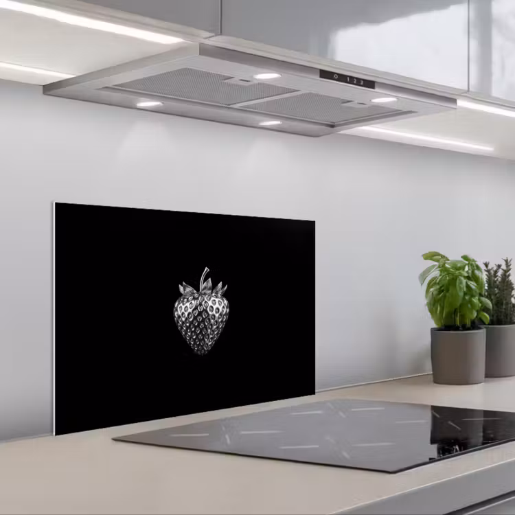 Paraschizzi cucina - Fragola - Struttura dei semi - Realistica — 1