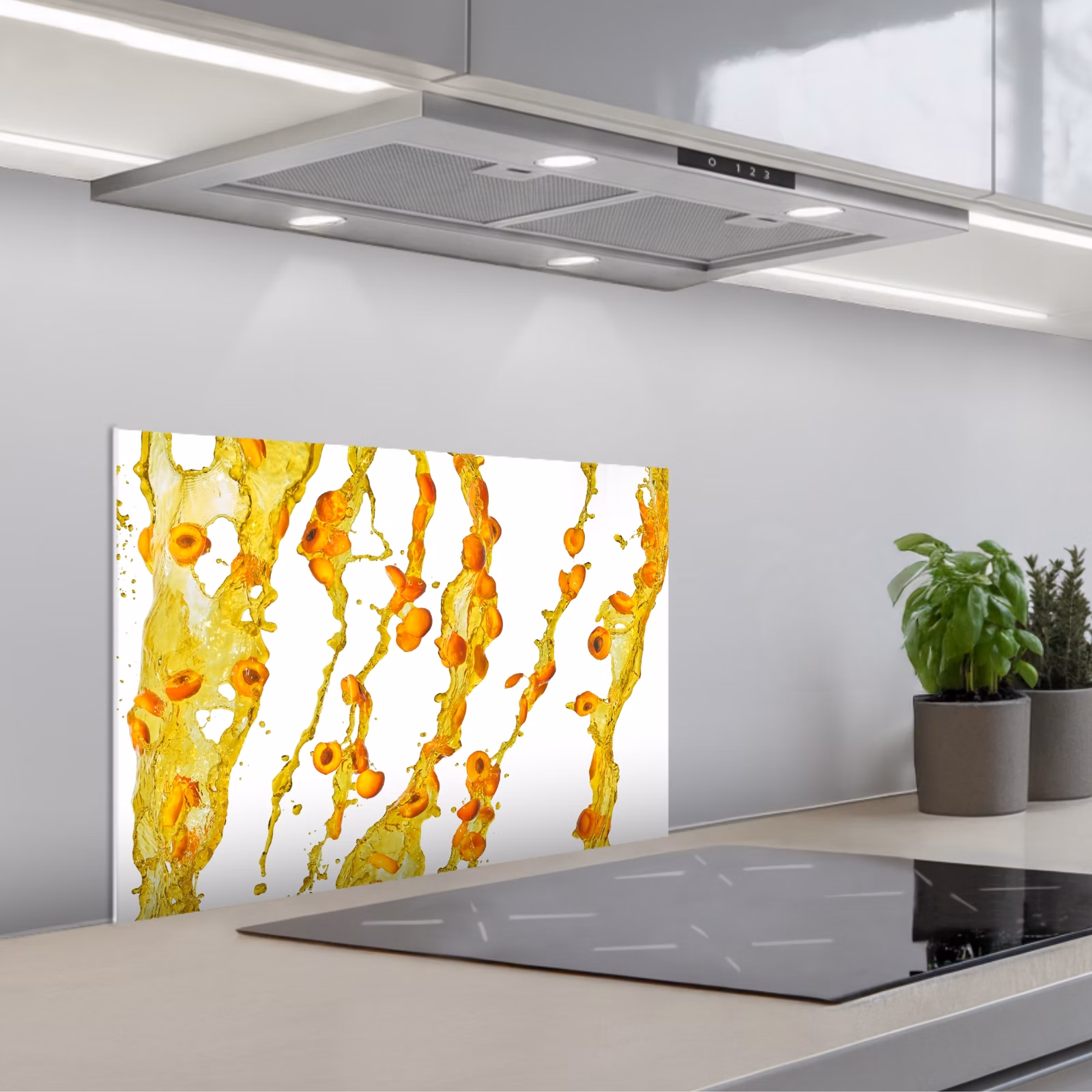 Paraschizzi cucina - Arancione - Giallo - Splash - Frutta — 1