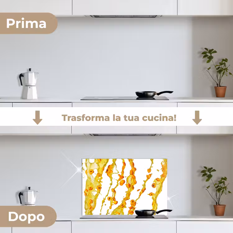 Paraschizzi cucina - Arancione - Giallo - Splash - Frutta — 7
