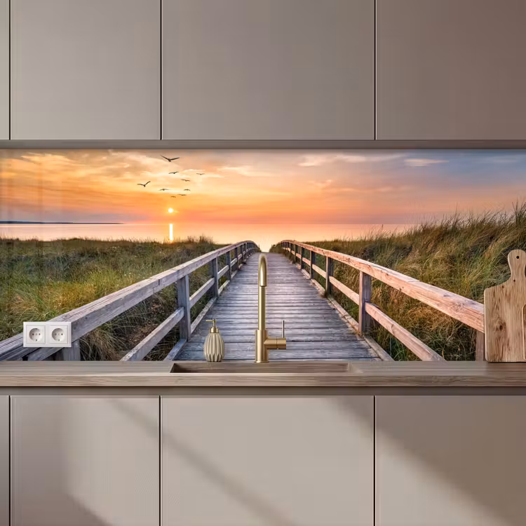 Schienale cucina - Dune - Natura - Legno — 1