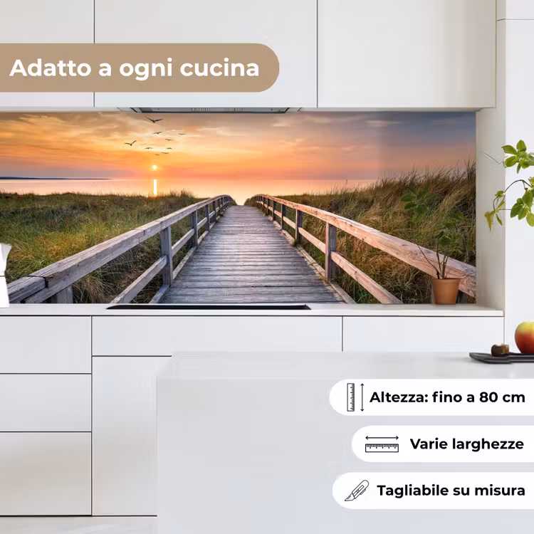 Schienale cucina - Dune - Natura - Legno — 7