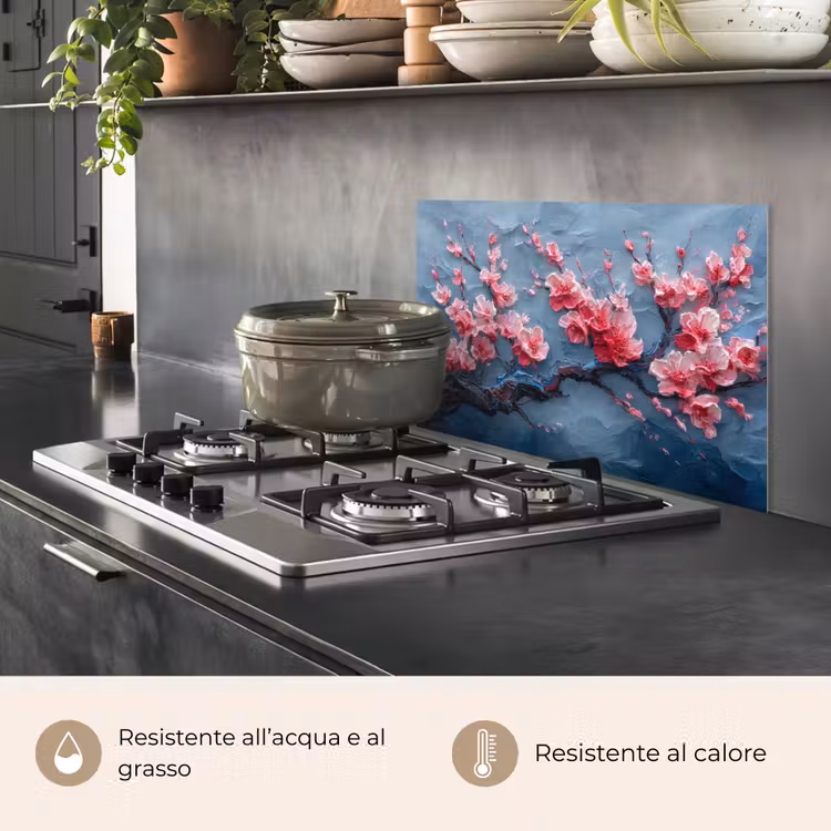 Paraschizzi cucina - Fiore - Fiore - Rosa - Ramo — 2