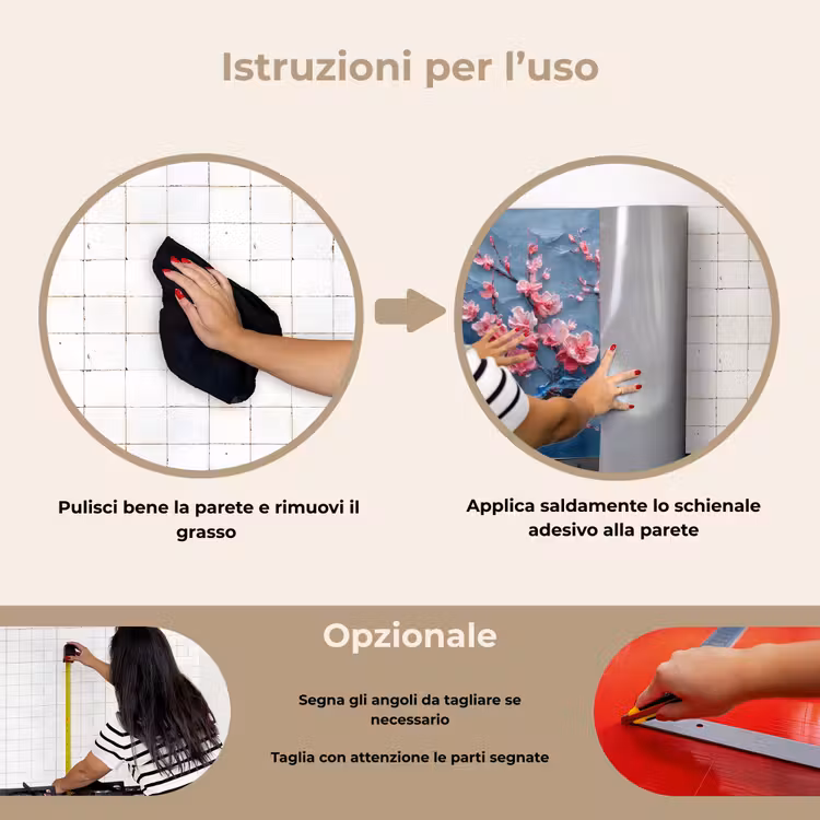 Paraschizzi cucina - Fiore - Fiore - Rosa - Ramo — 6