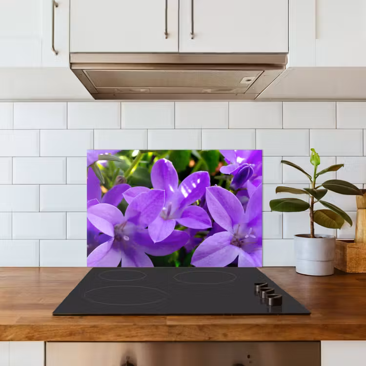 Paraschizzi cucina - Fiori - Viola - Natura — 3