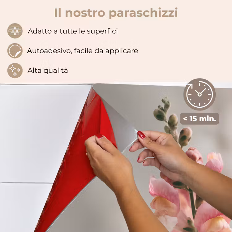 Paraschizzi cucina - Fiore - Snapdragon - Rosa - Stelo — 4