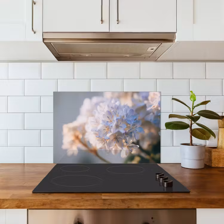 Paraschizzi cucina - Fiori - Azzurro - Sfumato - Grappoli — 3