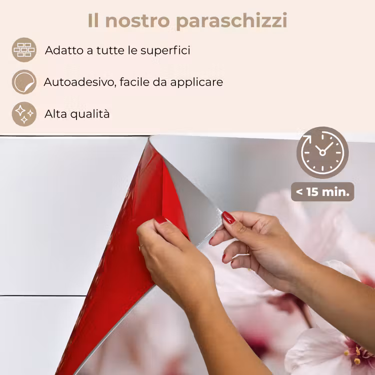Paraschizzi cucina - Fiori - Stame - Giallo - Sfumato — 4