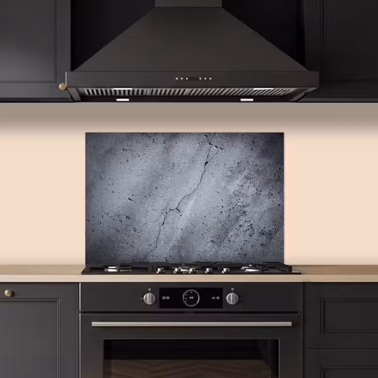 Paraschizzi cucina - Calcestruzzo - Grigio - Crepe — 5