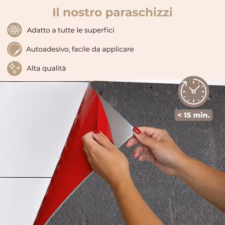 Paraschizzi cucina - Calcestruzzo - Grigio - Linea - Forme — 4