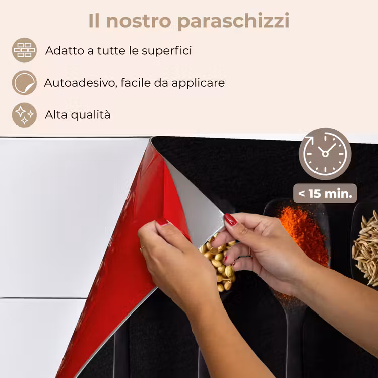 Paraschizzi cucina - Cucchiai - Spezie - Nero - Spezie - Rustico — 4