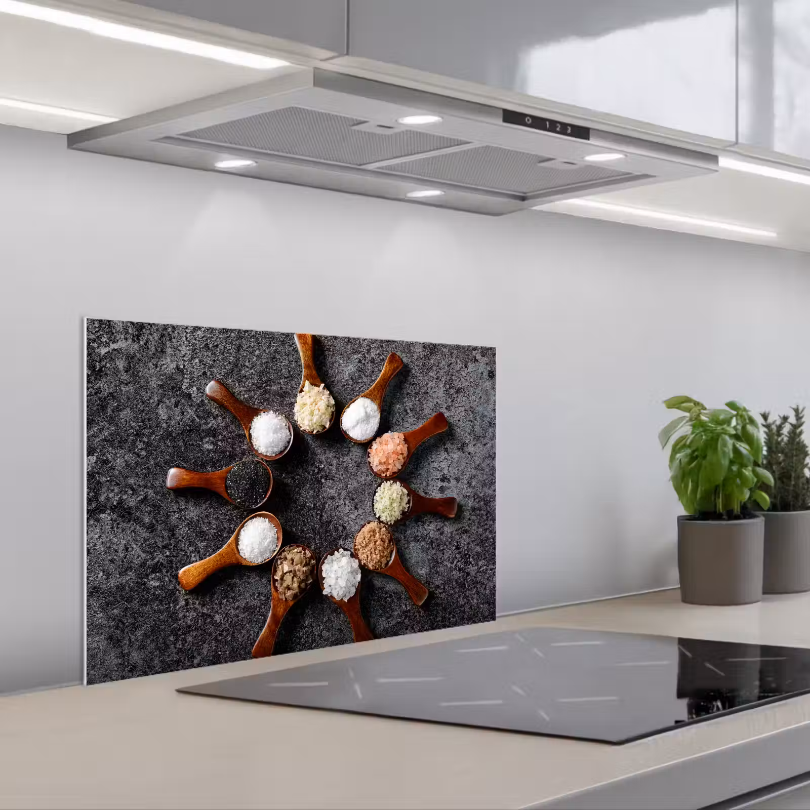 Paraschizzi cucina - Galassia di cristalli di sale — 1
