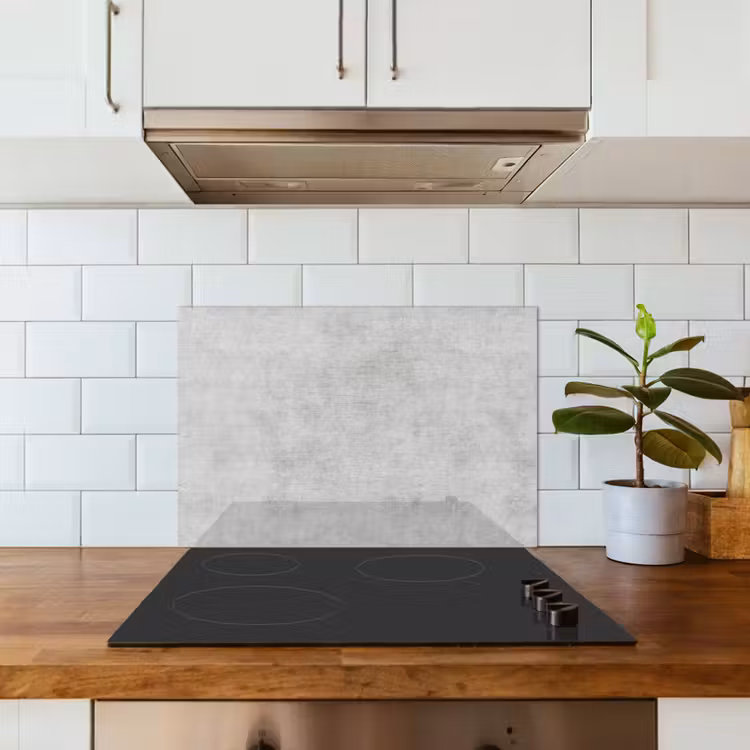 Paraschizzi cucina - Calcestruzzo - Grigio - Industriale - Motivo — 3