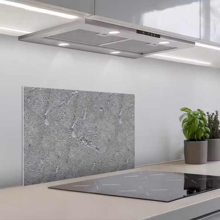 Paraschizzi cucina - Calcestruzzo - Modelli - Pietra — 1