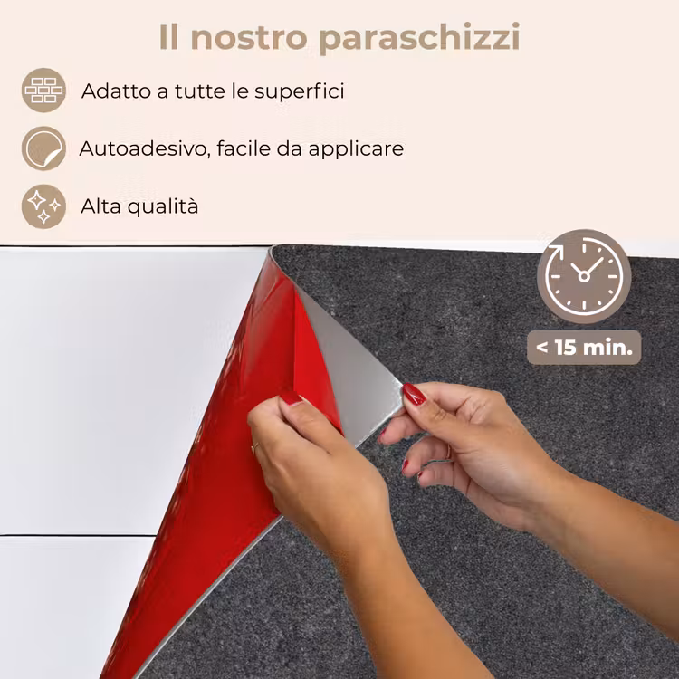Paraschizzi cucina - Cemento - Nero - Grigio - Rustico - Industriale — 4