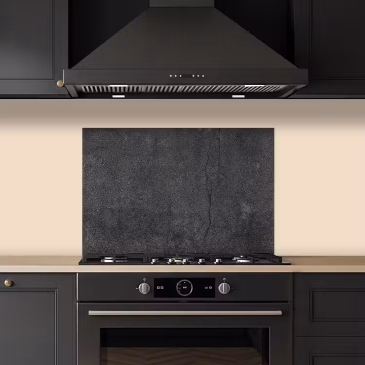 Paraschizzi cucina - Cemento - Nero - Grigio - Rustico - Industriale — 5