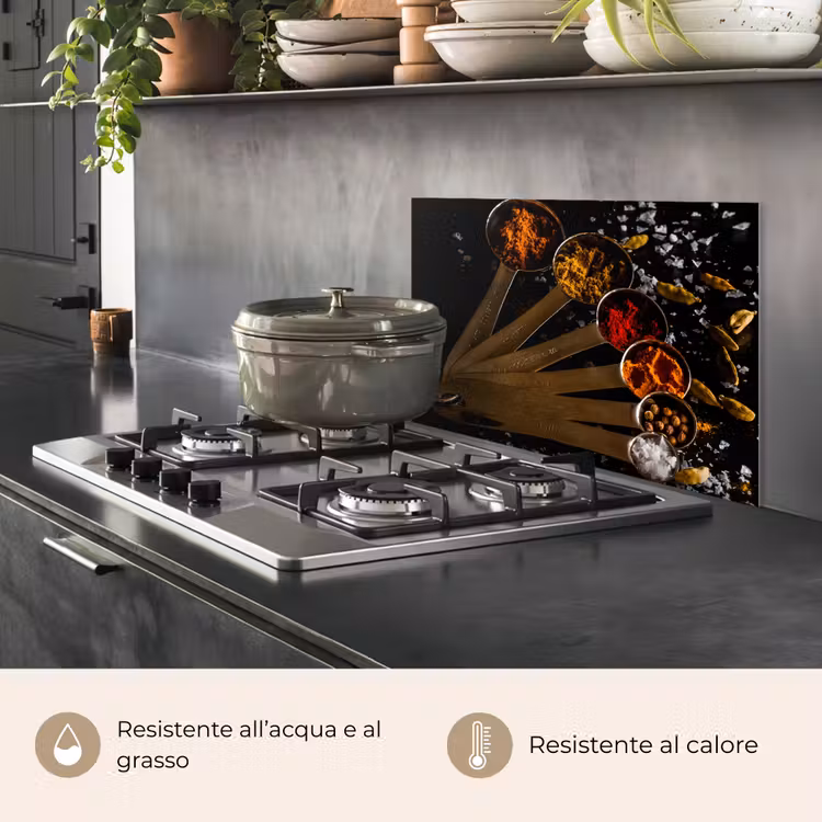 Paraschizzi cucina - Cucchiaio dosatore Melange — 2