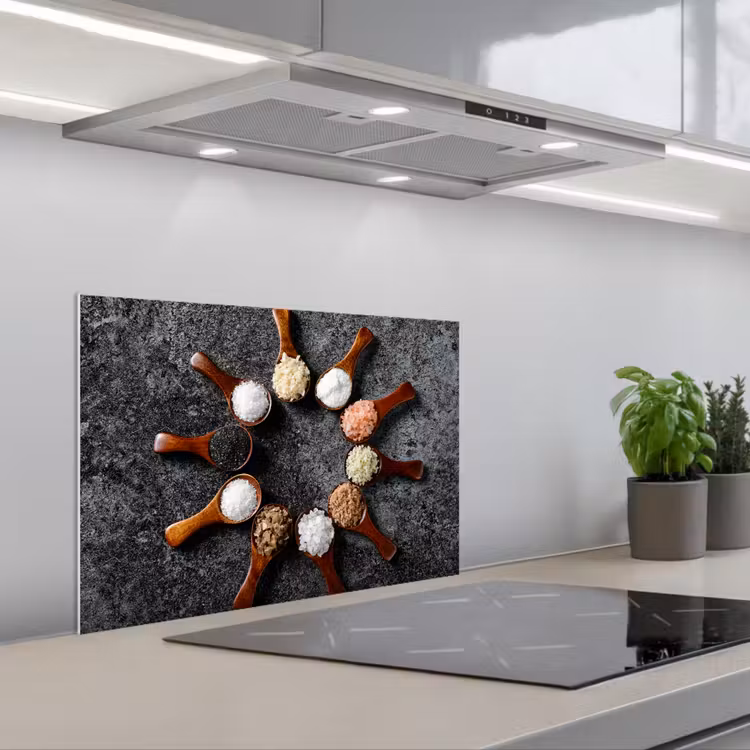 Paraschizzi cucina - Galassia di cristalli di sale — 1