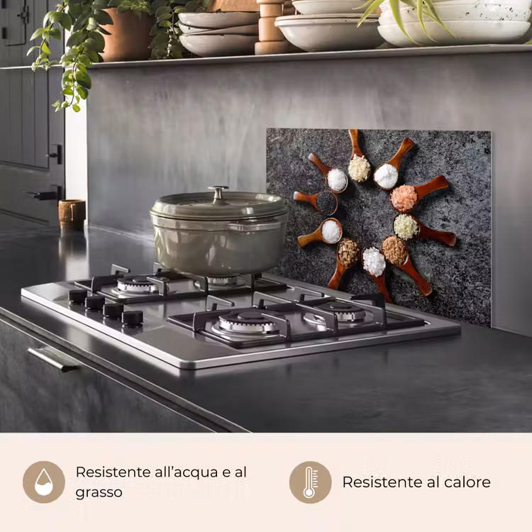Paraschizzi cucina - Galassia di cristalli di sale — 2