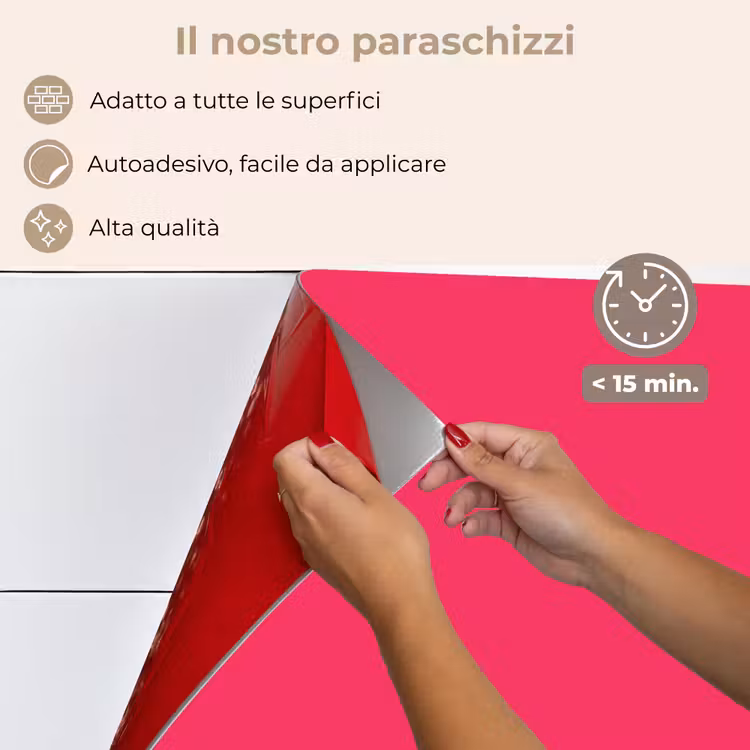 Paraschizzi cucina - Carmine - Colori - Palette - Rosa — 4