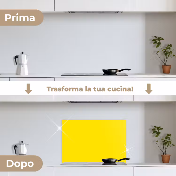 Paraschizzi cucina - Giallo - Limone - Neon - Colori — 7