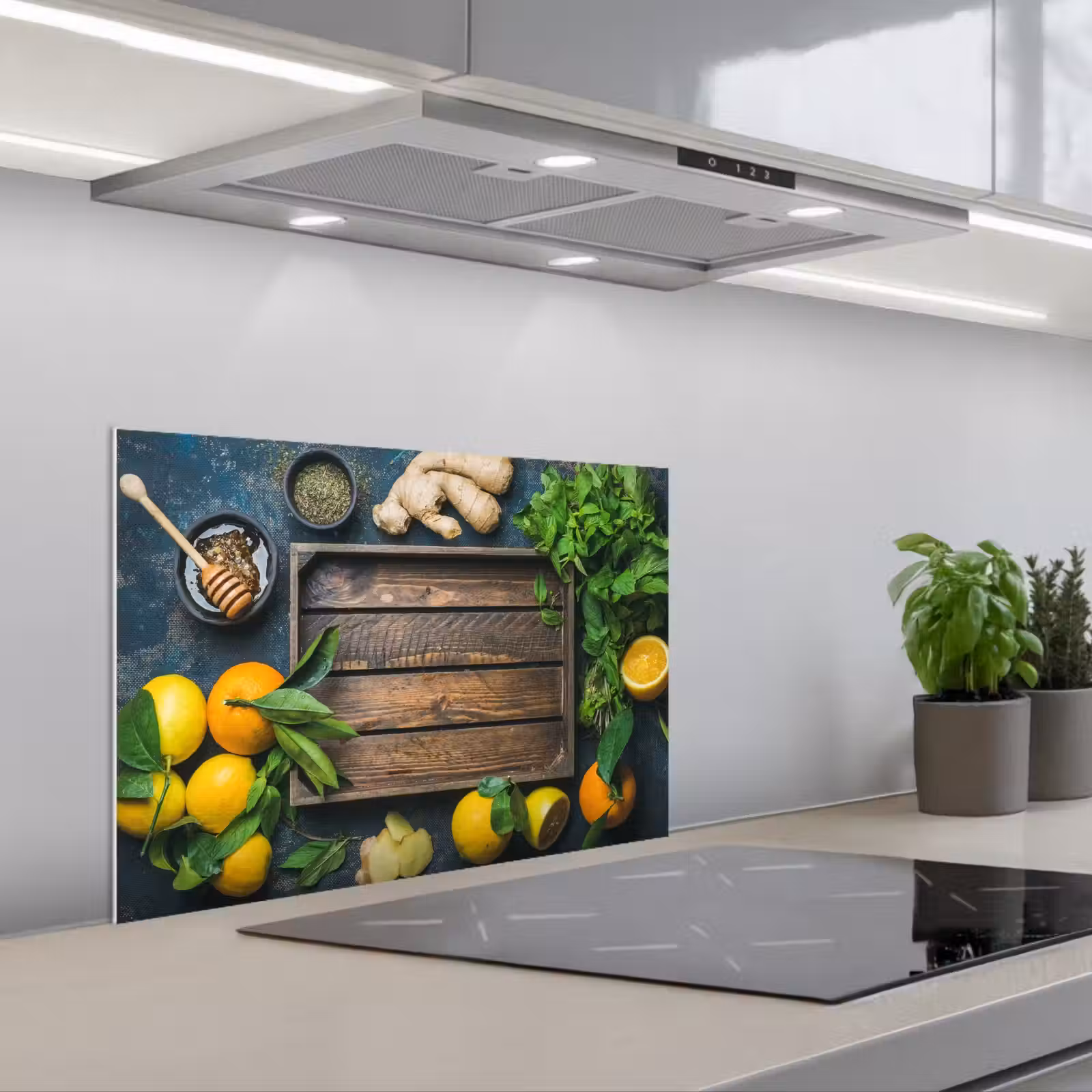 Paraschizzi cucina - Cassetta della frutta - Limone — 1