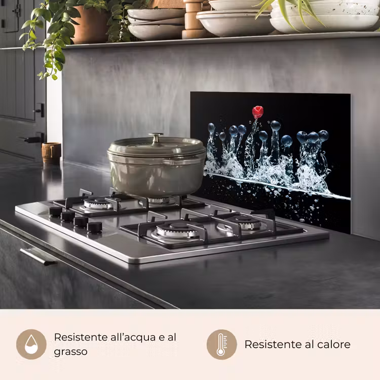 Paraschizzi cucina - Bacche - Acqua - Nero - Frutta - Lampone — 2