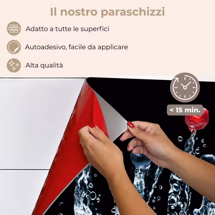 Paraschizzi cucina - Bacche - Acqua - Nero - Frutta - Lampone — 4