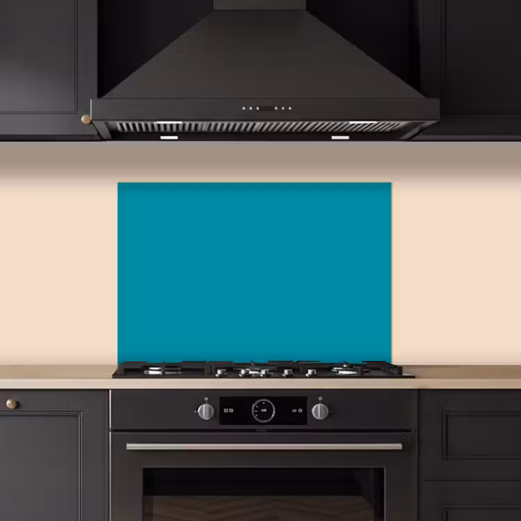 Paraschizzi cucina - Blu - Tinta unita — 5