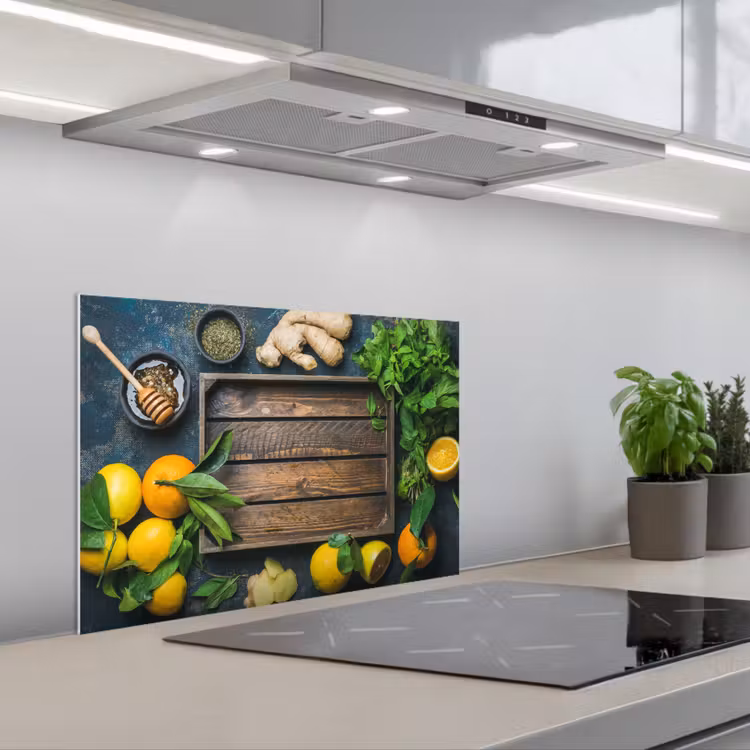 Paraschizzi cucina - Cassetta della frutta - Limone — 1