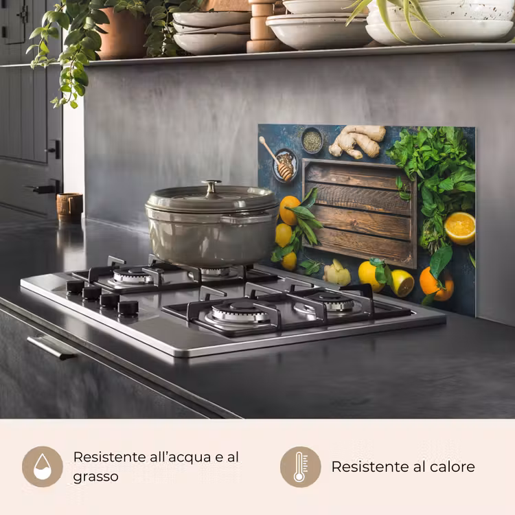 Paraschizzi cucina - Cassetta della frutta - Limone — 2