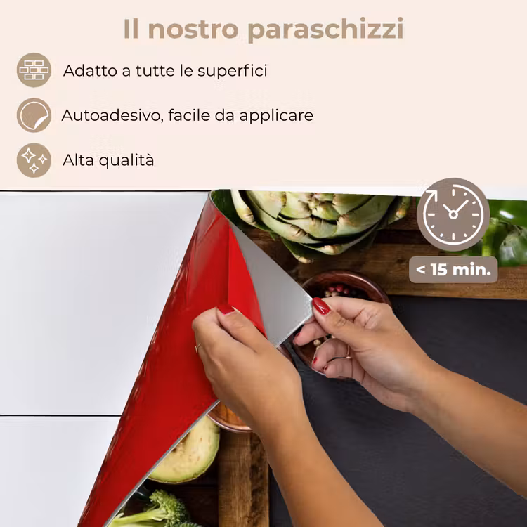 Paraschizzi cucina - Frutta - Lavagna - Verdure — 4