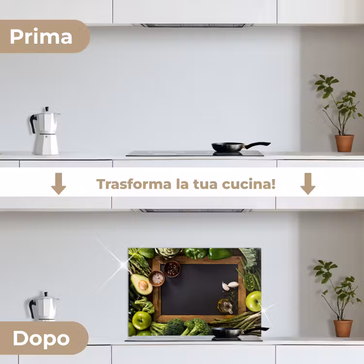 Paraschizzi cucina - Frutta - Lavagna - Verdure — 7
