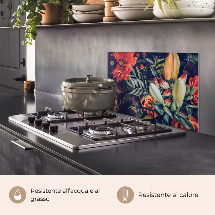Paraschizzi cucina - Bouquet autunnale in velluto — 2