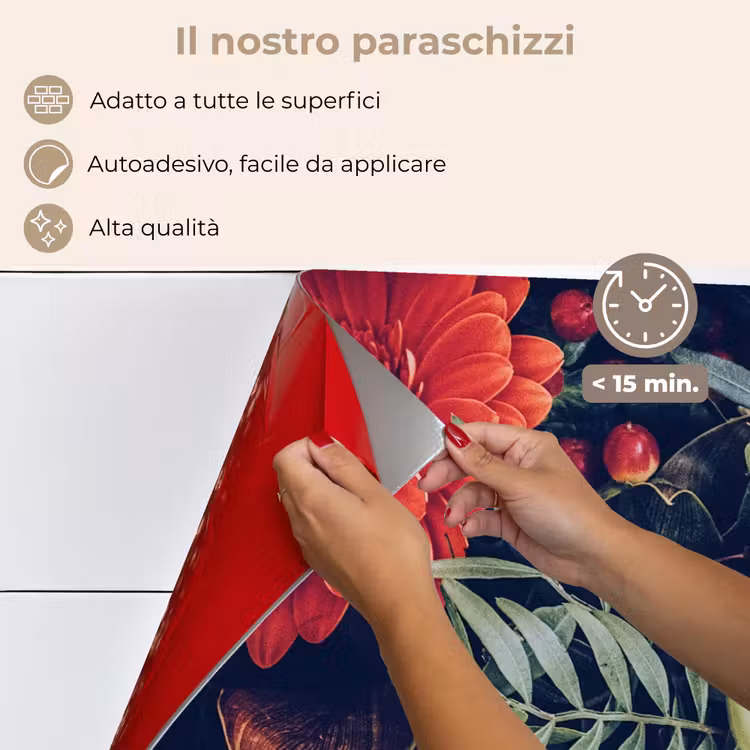 Paraschizzi cucina - Bouquet autunnale in velluto — 4