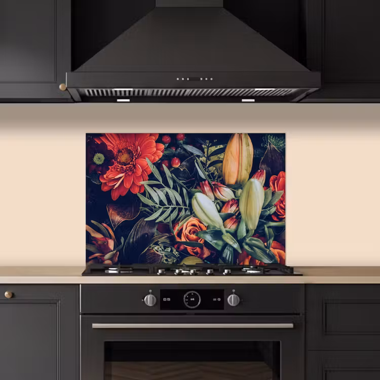 Paraschizzi cucina - Bouquet autunnale in velluto — 5