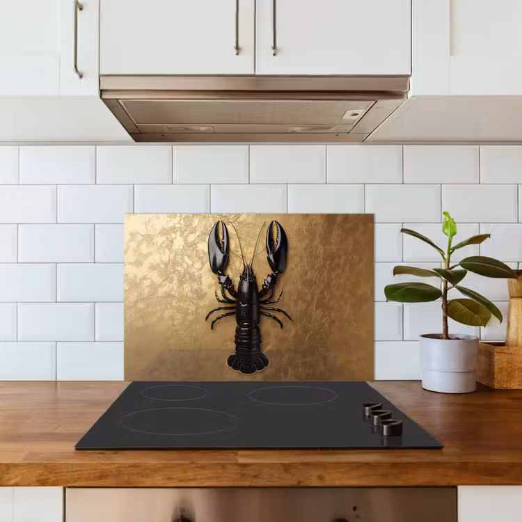 Paraschizzi cucina - Cancro - Nero - Oro - Lusso — 3