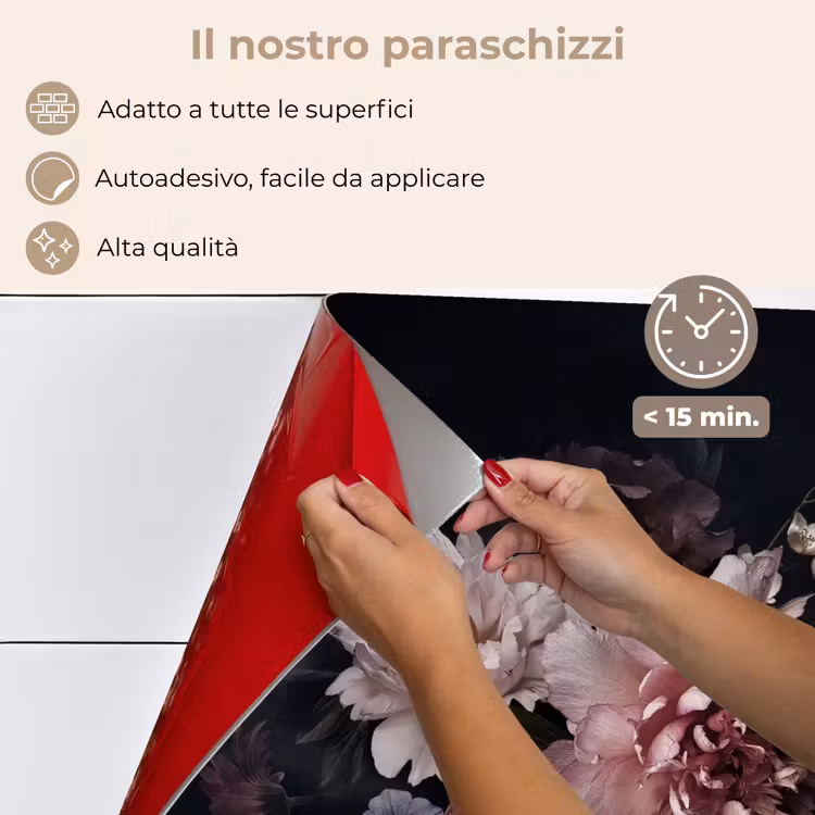 Paraschizzi cucina - Composizione floreale notturna — 4