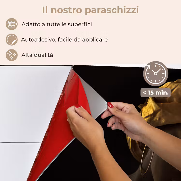 Paraschizzi cucina - Donne - Foulard - Oro - Lusso — 4